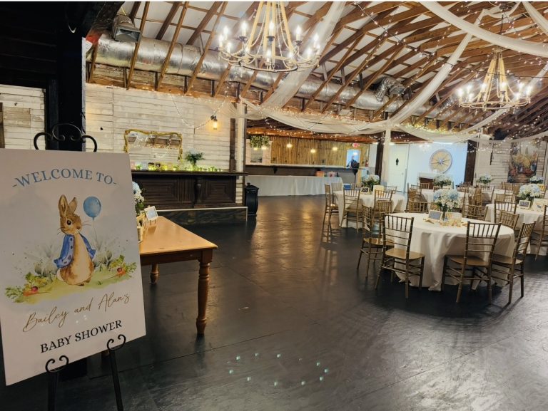 baby shower event space at 1881 Occasions in Hilliard, FL