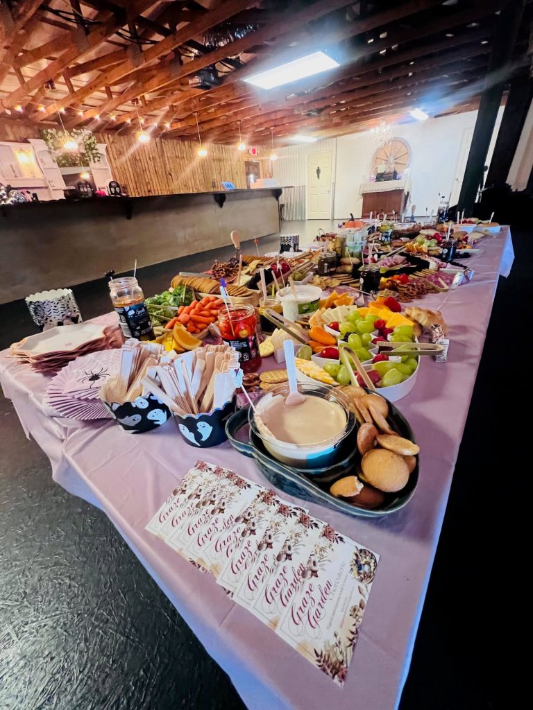 food and catering setup at corporate event venue in Hilliard, FL